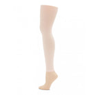 Capezio Ultra Soft Self Knit Waistband Toddler's Footless Tights Ballet Pink  - DanceSupplies.com