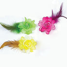 Dasha Flower Pair With Glitter   - DanceSupplies.com