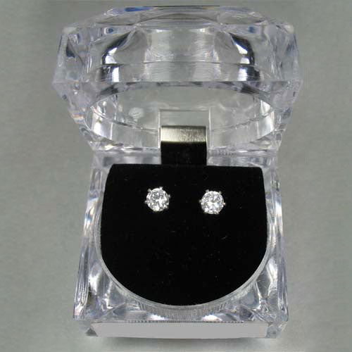 Dasha Small CZ Post Earrings   - DanceSupplies.com