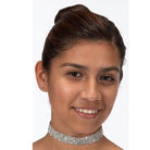 Dasha Stretch Rhinestone Choker - 5 Rows   - DanceSupplies.com