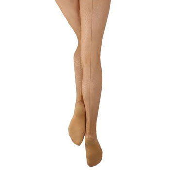 Capezio Studio Basics Adult Fishnet Tights w/Seams   - DanceSupplies.com