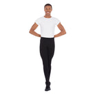 Eurotard Men's Footed Tights Adult S Black - DanceSupplies.com