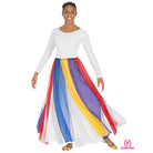 Eurotard Chiffon Streamer Skirt/Top Adult Multi - DanceSupplies.com