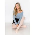 Aluvie Chloe Crop Top Steel Blue  - DanceSupplies.com