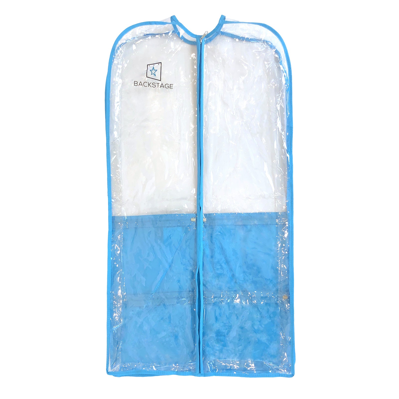 Backstage Gusseted Garment Bag Turquoise  - DanceSupplies.com