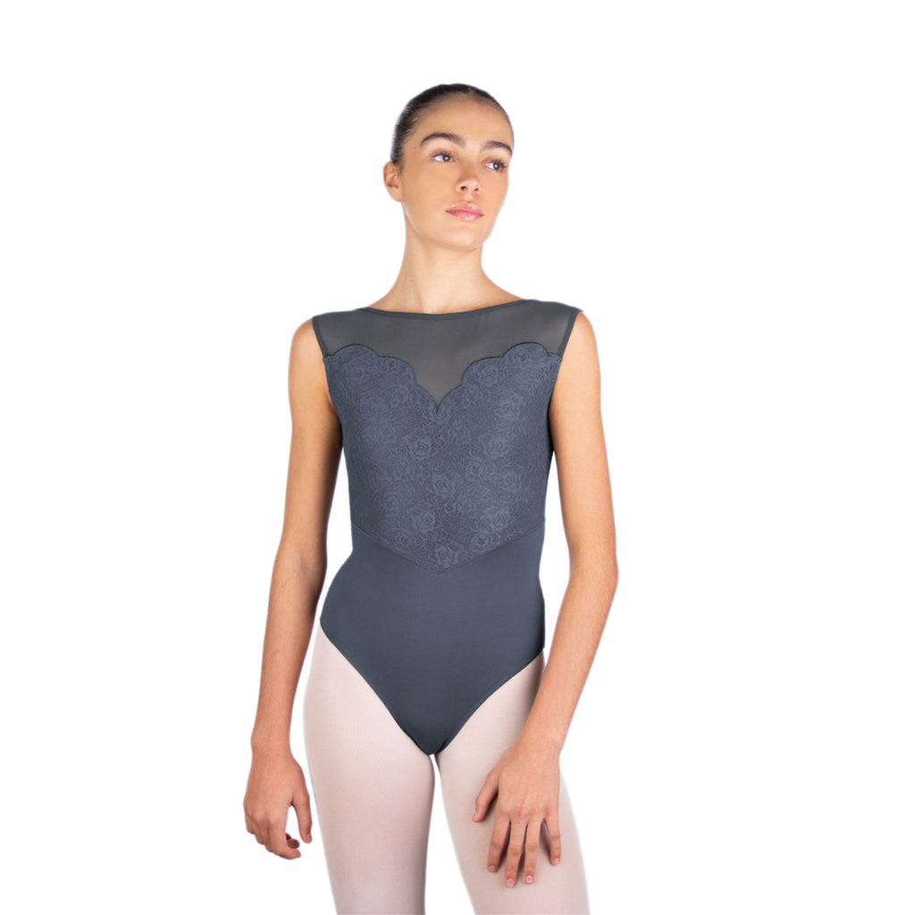 Ballet Rosa Caprice Leotard Adult 36 Gris - DanceSupplies.com