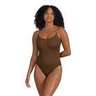 Bloch Ladies Estrella Adjustable Strap Bodysuit Adult P Cocoa - DanceSupplies.com