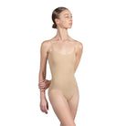 Bloch Ladies Estrella Adjustable Strap Bodysuit Adult P Sand - DanceSupplies.com