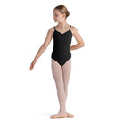 Bloch Girls Ari Camisole Leotard Child 6X-7 Black - DanceSupplies.com