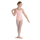 Bloch Girls Ari Camisole Leotard Child 6X-7 Light Pink - DanceSupplies.com