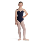 Bloch Girls Ari Camisole Leotard Child 6X-7 Navy - DanceSupplies.com