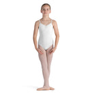 Bloch Girls Ari Camisole Leotard Child 6X-7 White - DanceSupplies.com