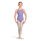 Bloch Girls Lila Floral Camisole Leotard Child 2-4 Lilac - DanceSupplies.com