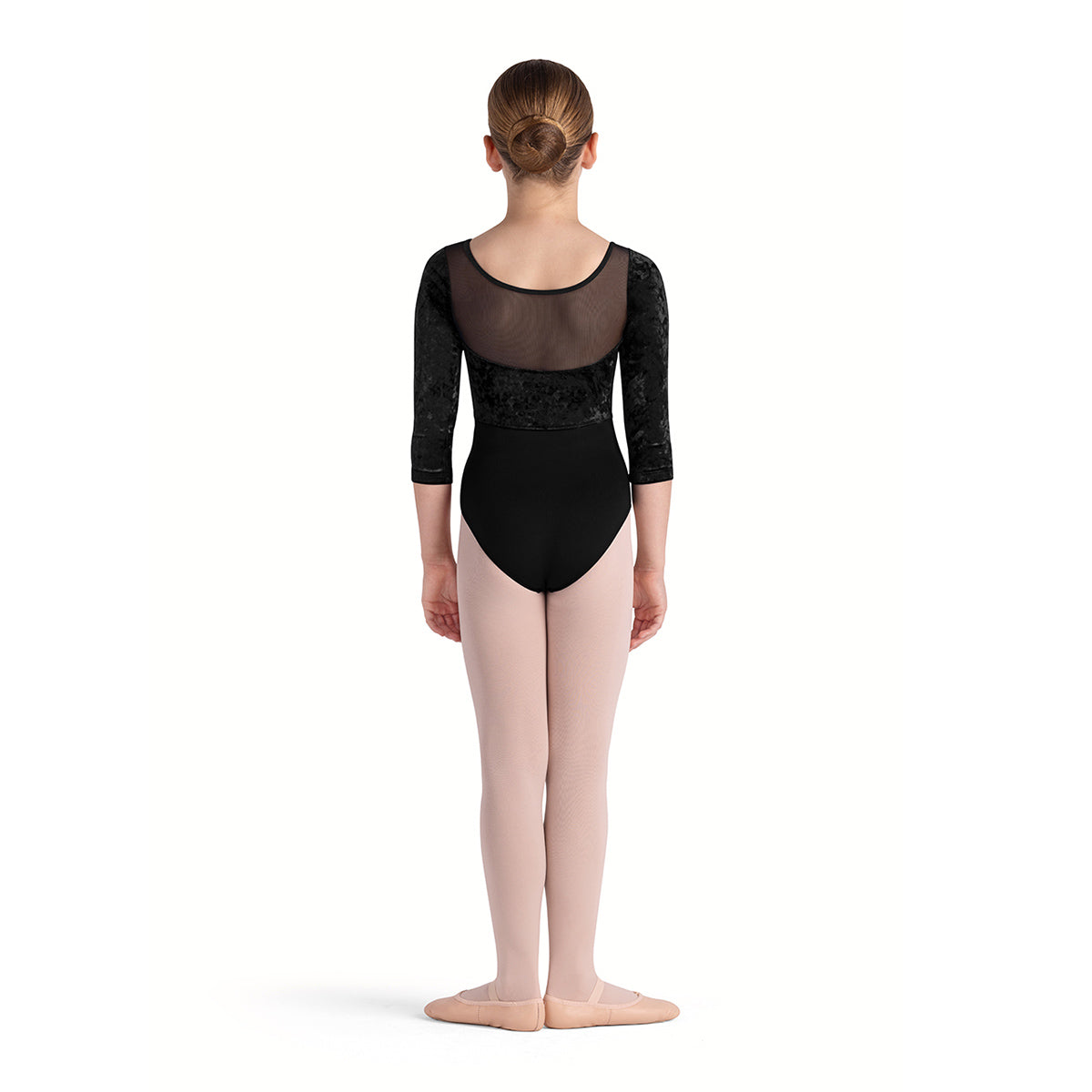 Bloch Girls Layla 3/4 Sleeve Leotard - DanceSupplies.com