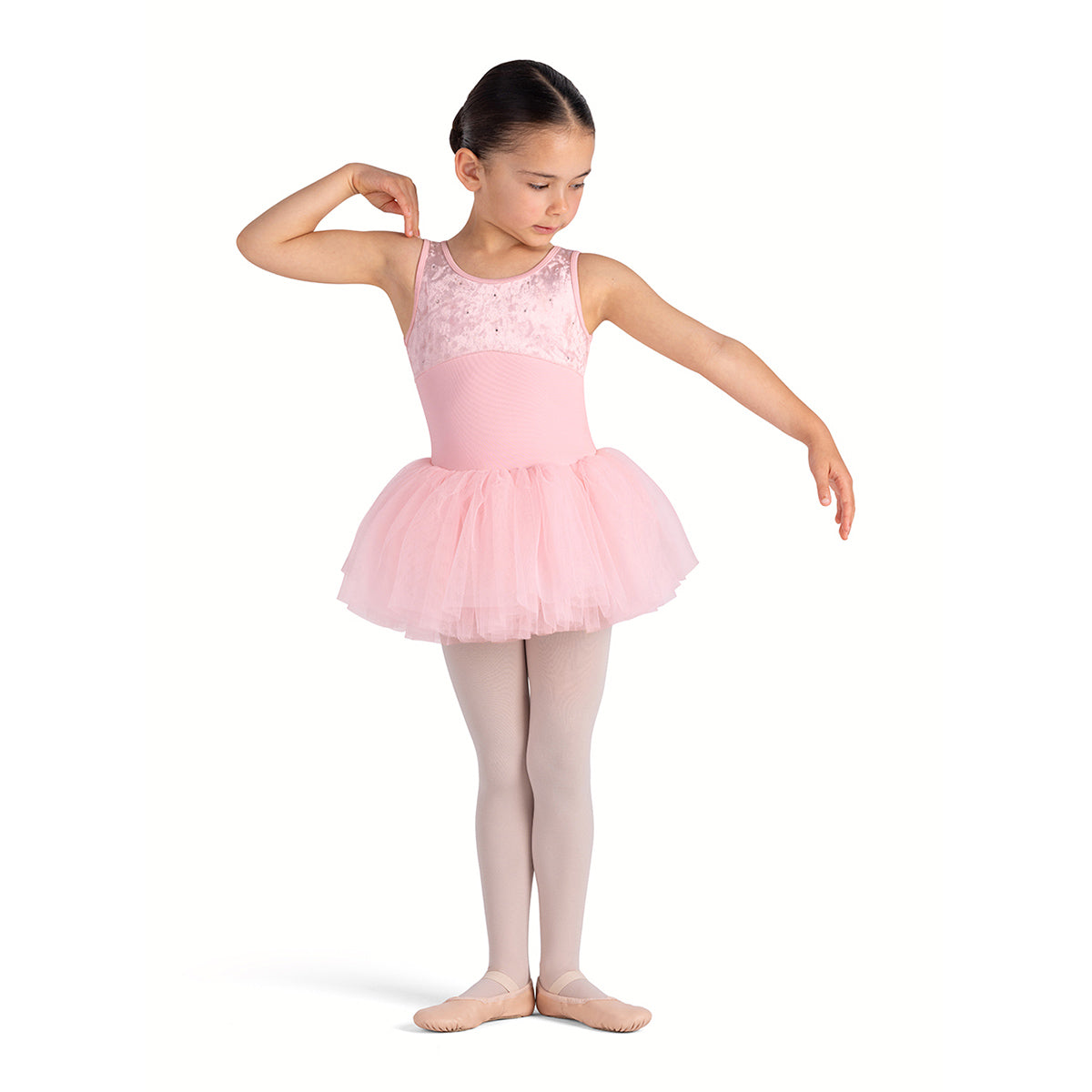 Bloch Girls Callie Tank Tutu Dress Child 2-4 Candy Pink - DanceSupplies.com