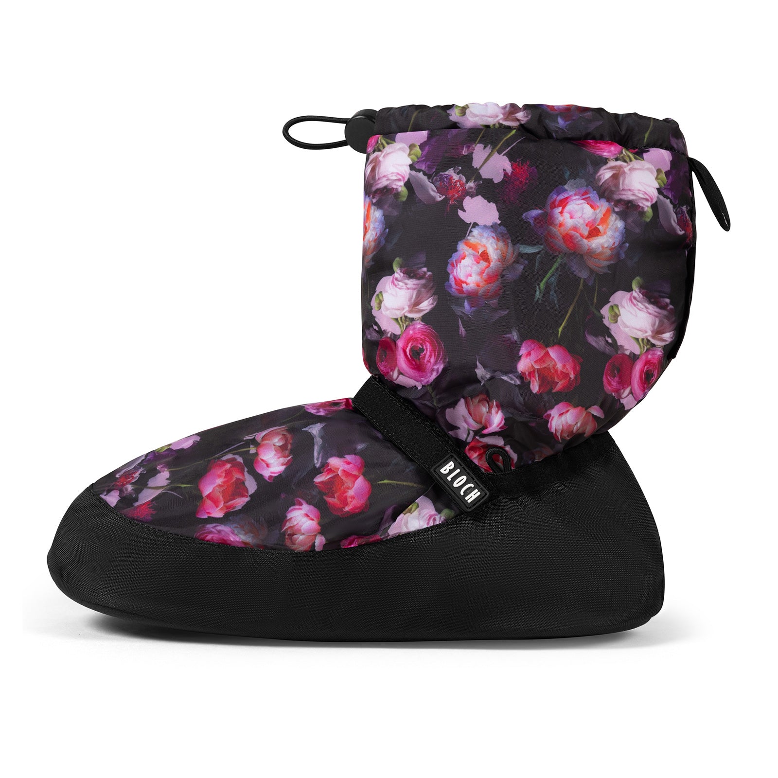 Bloch Adult Patterned Warmup Booties Adult XS Floral - DanceSupplies.com