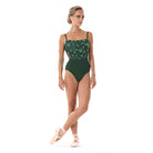 Bloch Ladies Ayla Floral Camisole Leotard Adult P Amazon - DanceSupplies.com