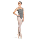 Bloch Ladies Arianne Camisole Leotard Adult P Grey - DanceSupplies.com