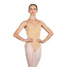 Bloch Ladies Arianne Camisole Leotard Adult P Sand - DanceSupplies.com