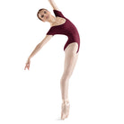 Bloch Ladies Cavalier Leotard Adult P Burgundy - DanceSupplies.com