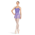 Bloch Adult Pull-On Mesh Floral Skirt Adult P/S Lilac Haze - DanceSupplies.com