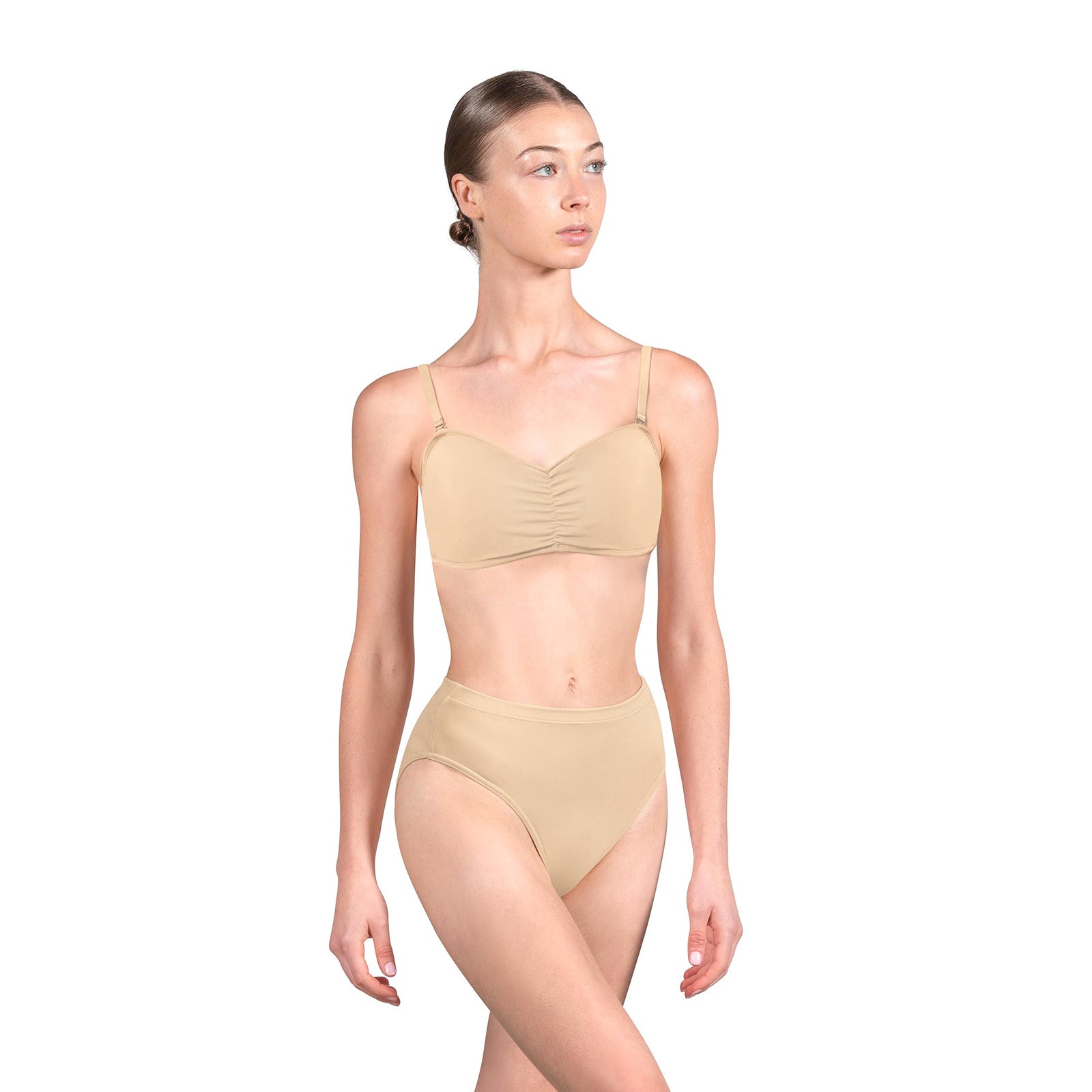 Bloch Adult Vela Bandeau Bra Adult P Sand - DanceSupplies.com