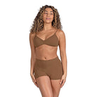 Bloch Adult Deva V Front Bra Adult P Almond - DanceSupplies.com