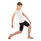 Body Wrappers Boy's Short Sleeve Pullover Child 5-6 White - DanceSupplies.com