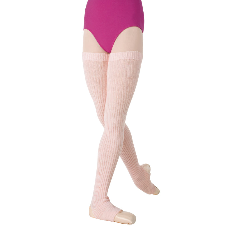 Body Wrappers 36" Stirrup Legwarmers Pink  - DanceSupplies.com