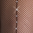 Body Wrappers Adult Back Seam Fishnet Rhinestone Tights   - DanceSupplies.com