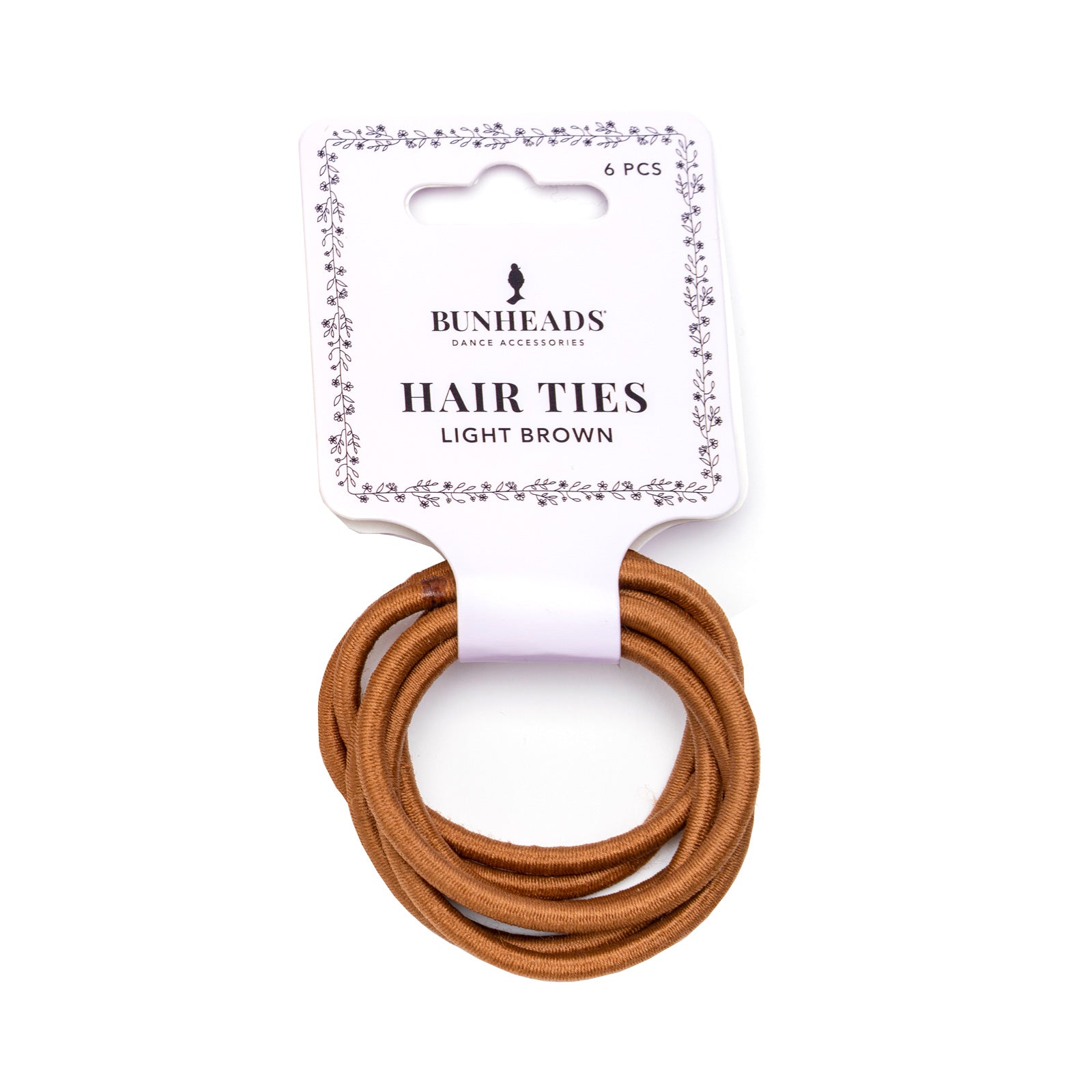 Bunheads Hair Elastics Light Brown  - DanceSupplies.com