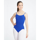 Capezio Adult Cotton Camisole Leotard w/Adjustable Straps Adult XS Royal - DanceSupplies.com