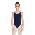 Capezio Adult Cotton Camisole Leotard w/Adjustable Straps Adult XS Navy - DanceSupplies.com