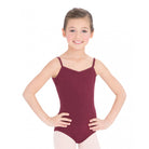 Capezio Child's V-Neck Camisole Leotard Child I Burgundy - DanceSupplies.com