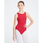 Capezio Adult High-Neck Tank Leotard Adult XS Garnet - DanceSupplies.com