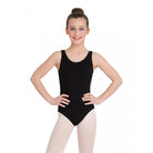 Capezio Child's High-Neck Tank Leotard Toddler Black - DanceSupplies.com