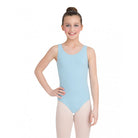 Capezio Child's High-Neck Tank Leotard Toddler Light Blue - DanceSupplies.com