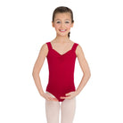 Capezio Child's Princess Tank Leotard Child M Garnet - DanceSupplies.com