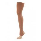 Capezio Self Knit Adult Stirrup Tights   - DanceSupplies.com