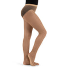 Capezio Professional Child Fishnet Seamless Tights Child S/M Caramel - DanceSupplies.com