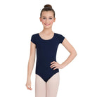 Capezio Child's Classic Short Sleeve Leotard Toddler Navy - DanceSupplies.com