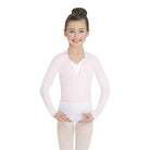 Capezio Child's Wrap Top Child S Pink - DanceSupplies.com