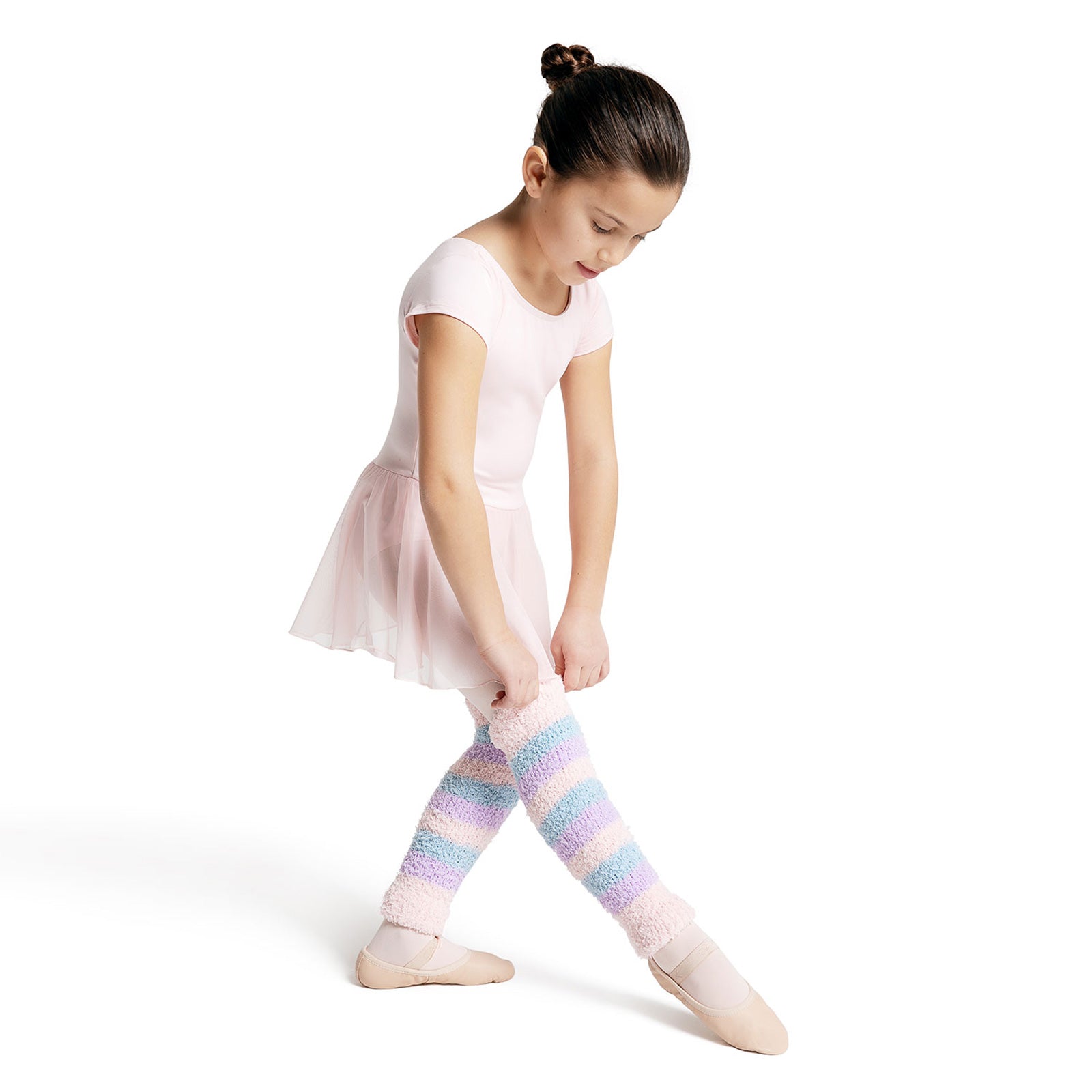 Capezio 12" Striped Pamper Legwarmers   - DanceSupplies.com