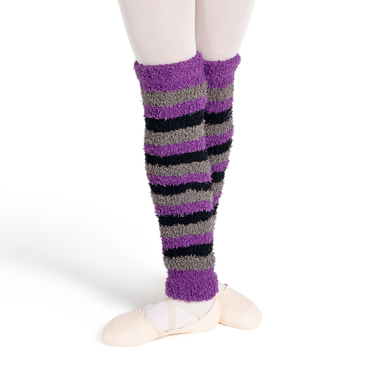 Capezio 18" Striped Pamper Legwarmers   - DanceSupplies.com