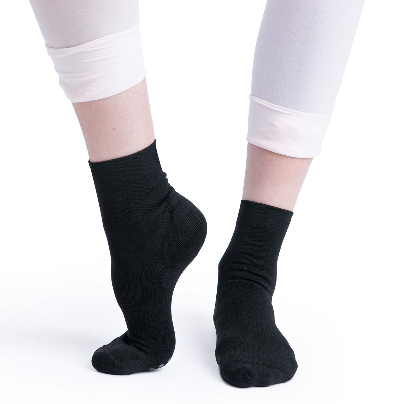 Capezio Lifeknit Sox Adult XS Black - DanceSupplies.com