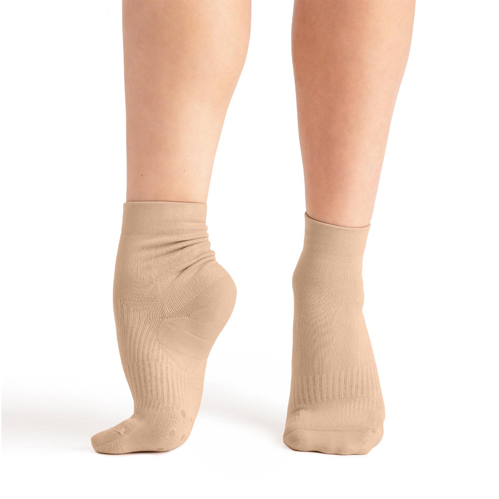 Capezio Lifeknit Sox II Adult XS Nude - DanceSupplies.com