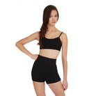 Capezio Adult High Waisted Shorts Adult XS Black - DanceSupplies.com