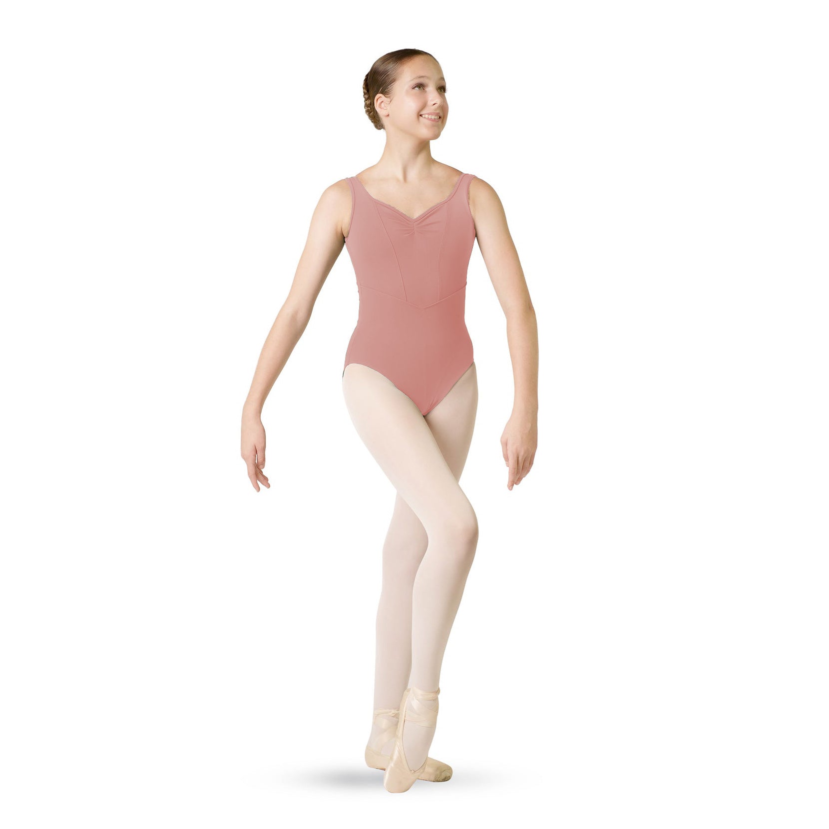 Danse de Paris Margot Leotard - Blush   - DanceSupplies.com