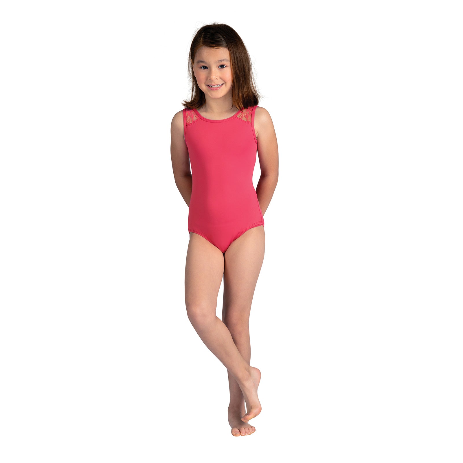 Danznmotion Child Clementine Tank Leotard Child 4-6 Berry - DanceSupplies.com