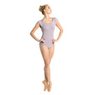 Danznmotion Adult Yasmin Cap Sleeve Leotard Adult P Nirvana Pink - DanceSupplies.com